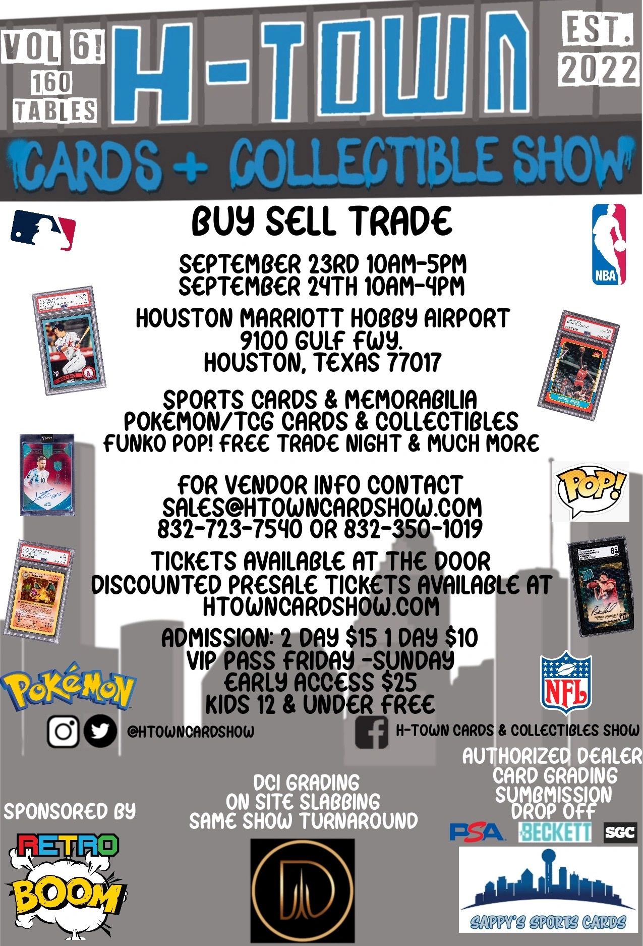 Htown Cards and Collectibles Show Home